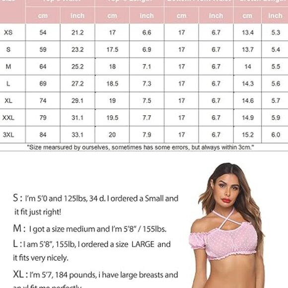 AVIDLOVE TIE RUFFLE TRIM LINGERIE SET SEXY BRA  PANTIES  PINK SIZE L  NWT - Picture 2 of 3